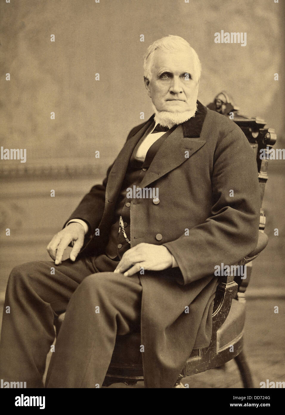 John Taylor war der dritte Präsident von die Kirche von Jesus Christus von Heiligen (LDS Kirche, Kirche Jesu Christi) von 1880 bis Stockfoto