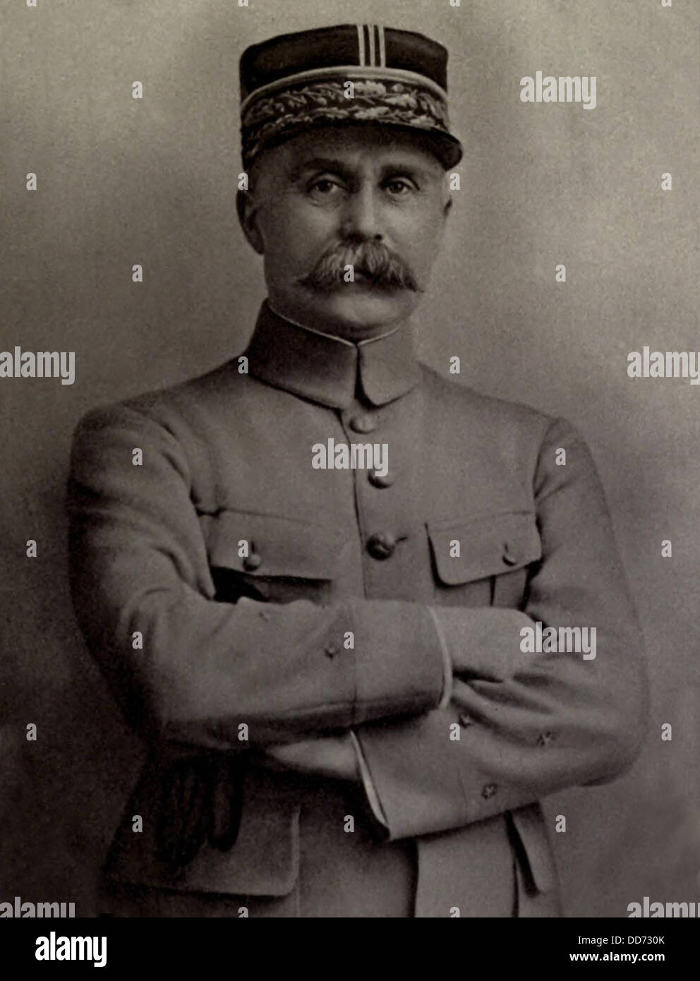 General Henri Philippe Pétain, Französisch 1. Weltkrieg Kommandeur, die erfolgreiche Verteidigung von Verdun im Jahre 1916 gerichtet. Stockfoto