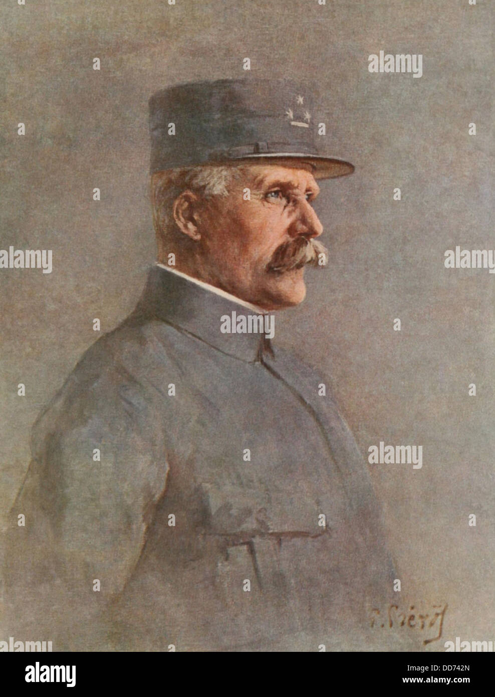 Henri Philippe Pétain, Oberbefehlshaber der Armeen von Frankreich von 1917-18. (BSLOC 2013 5 37) Stockfoto