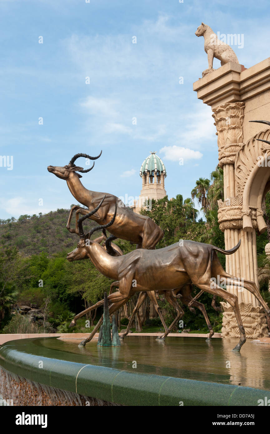 Der Palace of the Lost City, Sun City, Südafrika Stockfoto