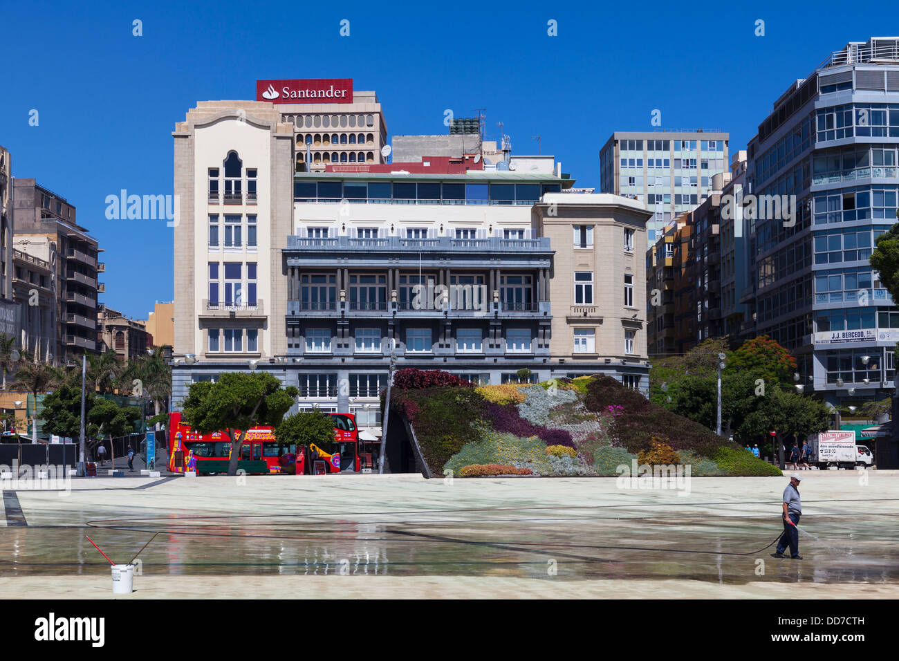 Spanien, Blick auf alten Herrenhaus am Place d ' Espagne Stockfoto