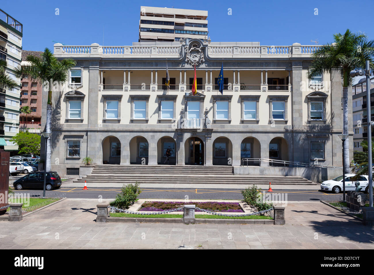 Spanien, Ansicht des Real Club Nautico in Avenida Francisco La Roche Stockfoto