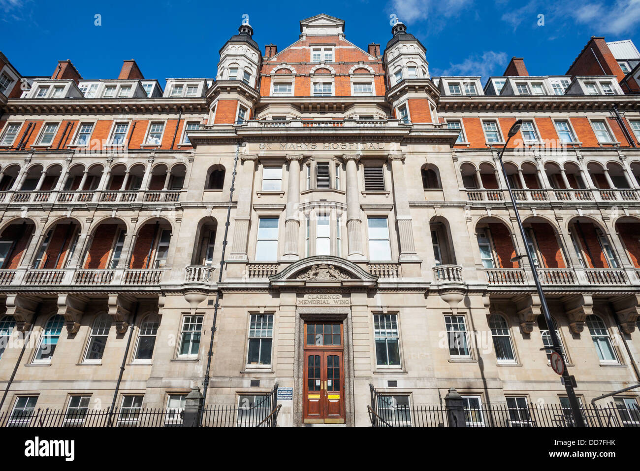 England, London, Paddington, Str. Marys Krankenhaus Stockfoto