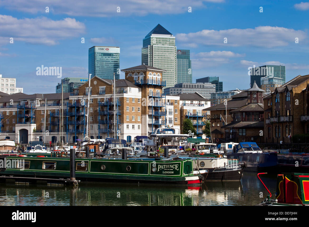 Limehouse Bassin, London, England Stockfoto