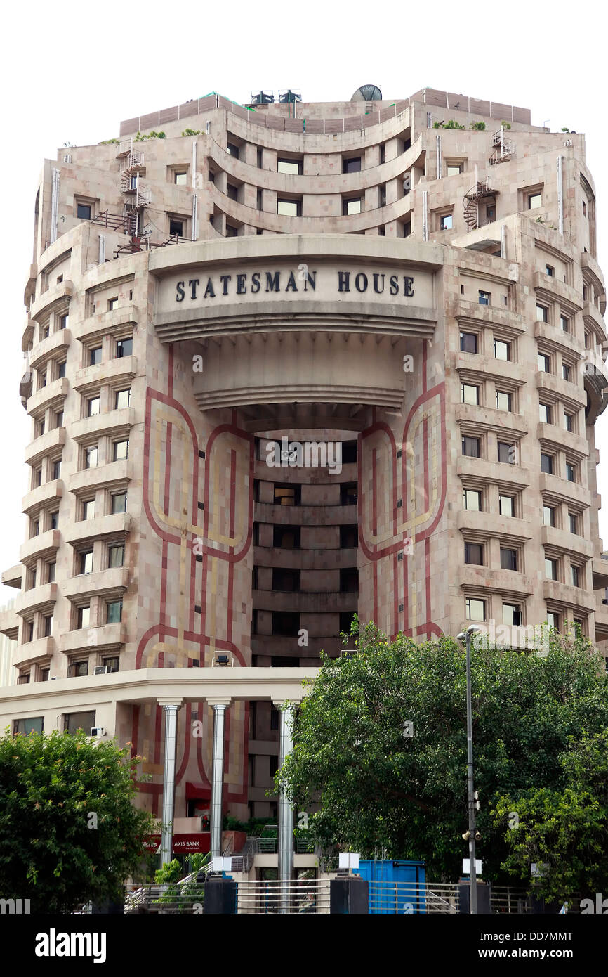 Finanzielle Handels- und Geschäftszentrum, Cannought Platz, Neu Delhi, Indien Stockfoto