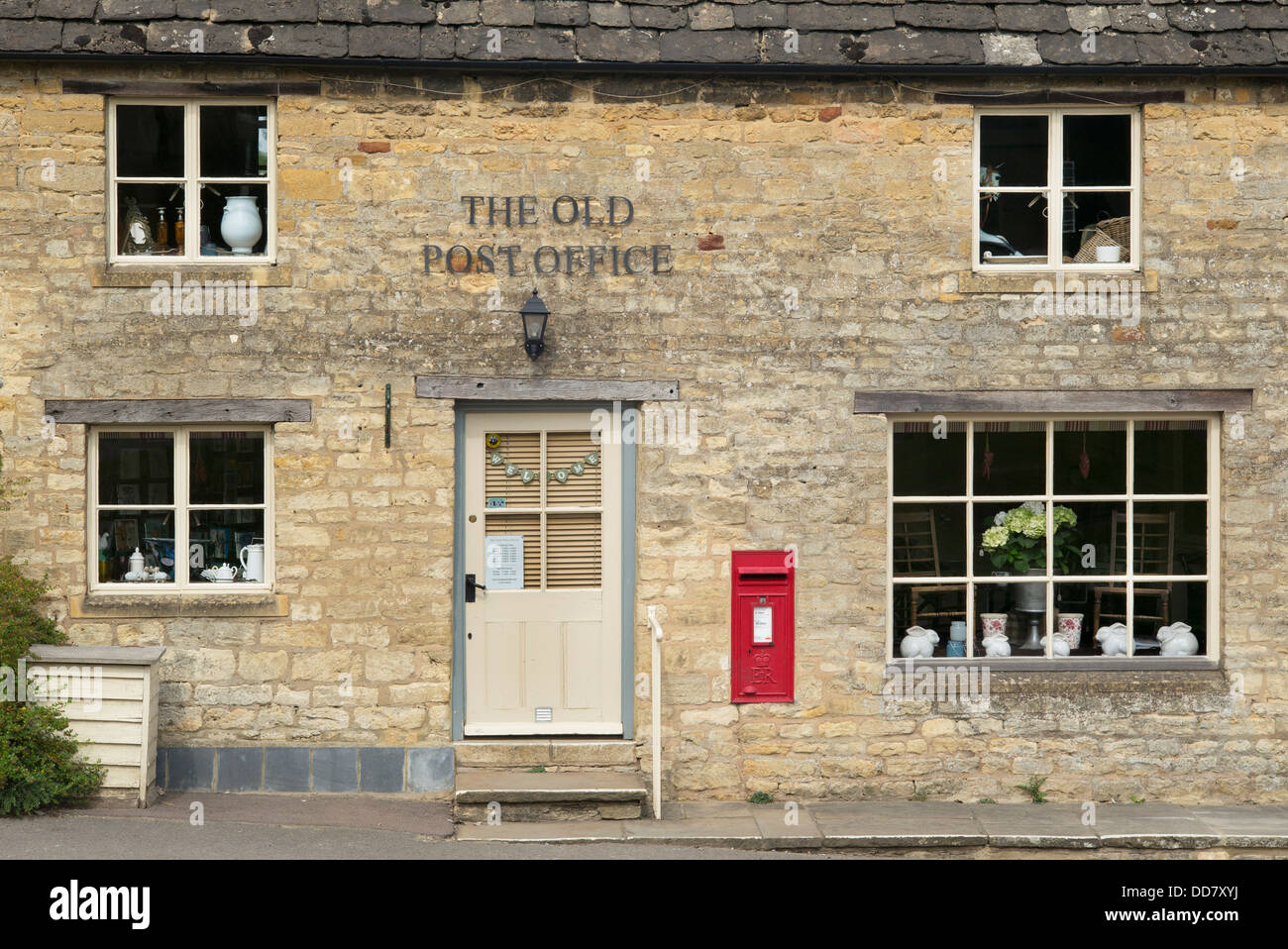 Der Old Post Office Shop, Guiting Power, Gloucestershire, England Stockfoto