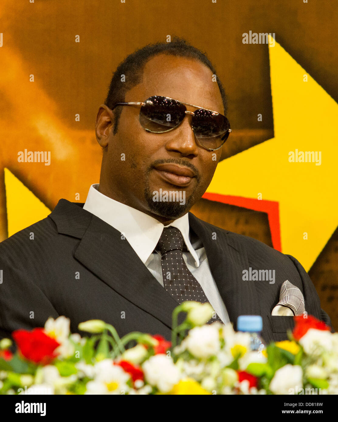 Lennox Lewis, britischer boxer Stockfoto