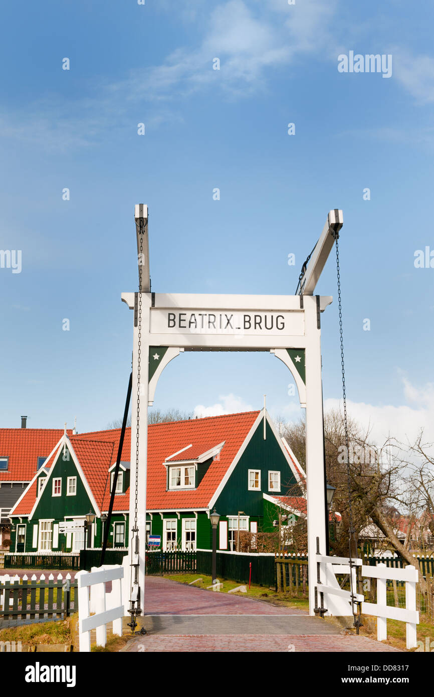 Typisch holländische Dorf Stockfoto