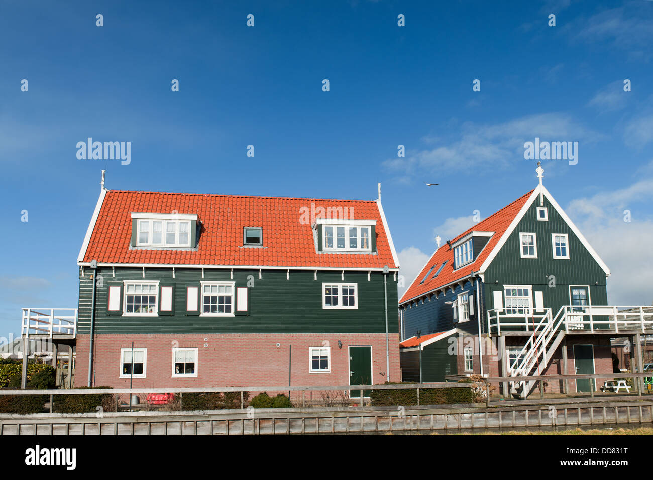 Typisch holländische Dorf Stockfoto