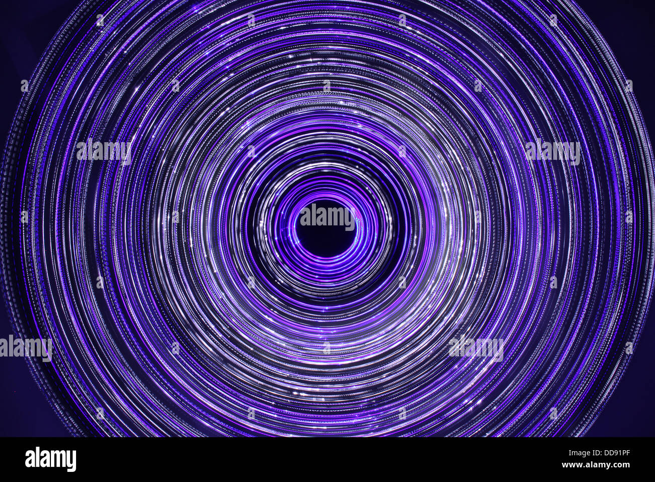 Violette Farbe-Licht-Testversion Stockfoto