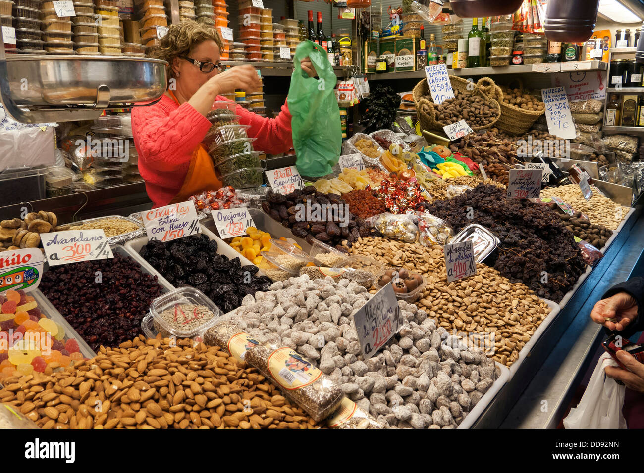 Obstmarkt, Malaga, Spanien Stockfoto