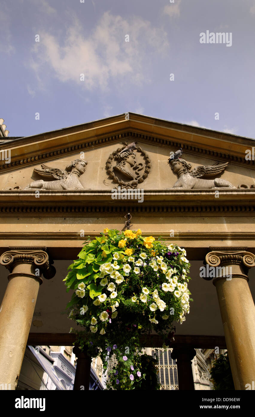 Römische Bäder, die Gewässer von Sulis", Weltkulturerbe der UNESCO, Badewanne, Somerset, England, UK, GB. Stockfoto