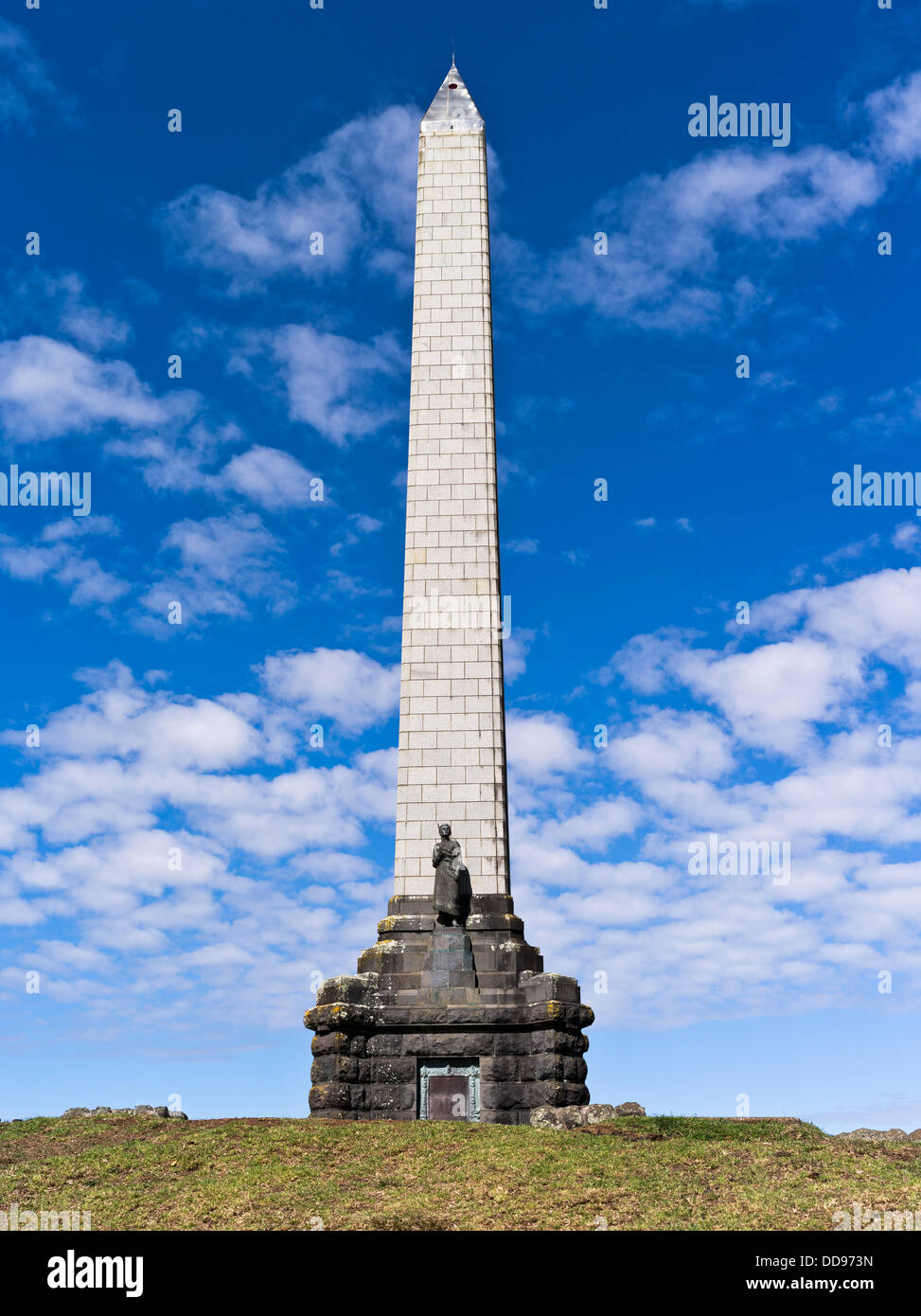 dh One Tree Hill Maungakiekie AUCKLAND NEUSEELAND Maori Memorial Obelisk Stockfoto