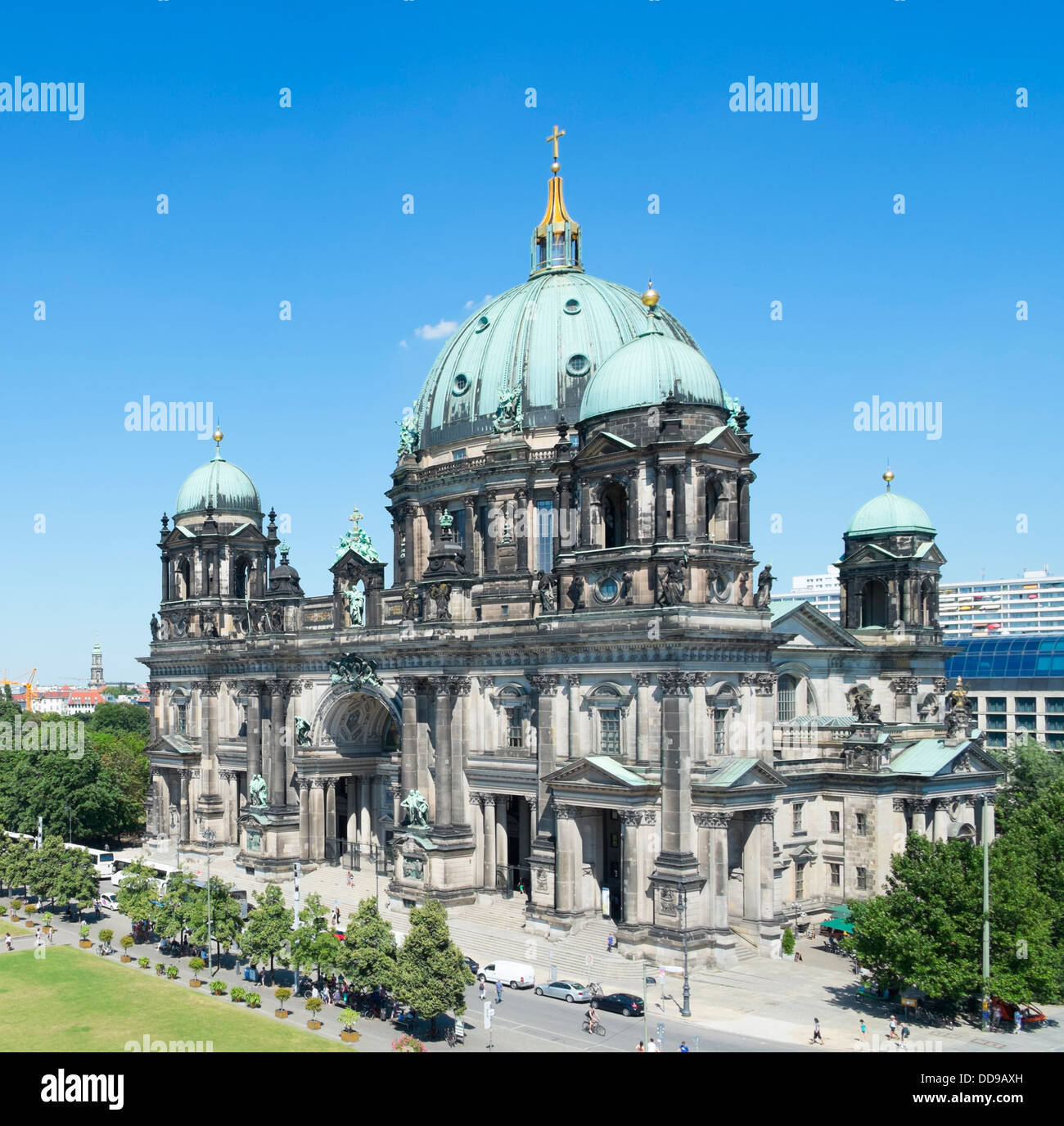 Blick auf Berliner Dom oder Dom auf der Museumsinsel oder Museumsinsel In Berlin-Deutschland Stockfoto