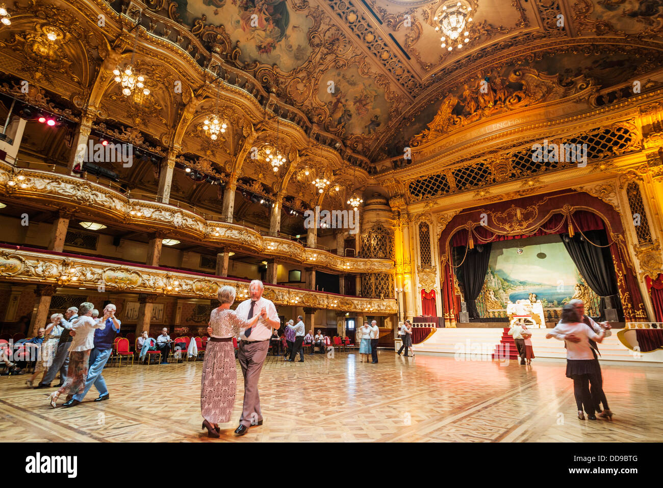 England, Lancashire, Blackpool, Blackpool Tower, den Ballsaal Stockfoto