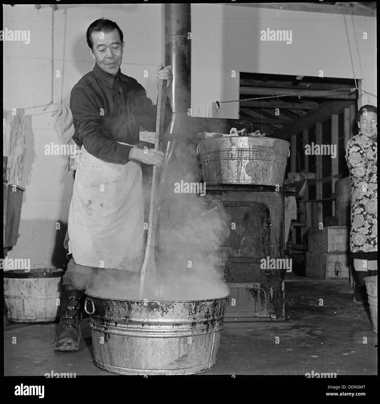 Das Jerome Relocation Center in Denson, Arkansas, war eines der Internierungslager während des Zweiten Weltkriegs, in dem über 8.000 japanische Amerikaner umgesiedelt wurden. Es ist nach wie vor ein bedeutender historischer Ort im Zusammenhang mit Bürgerrechten und Ungerechtigkeiten in Kriegszeiten. Stockfoto