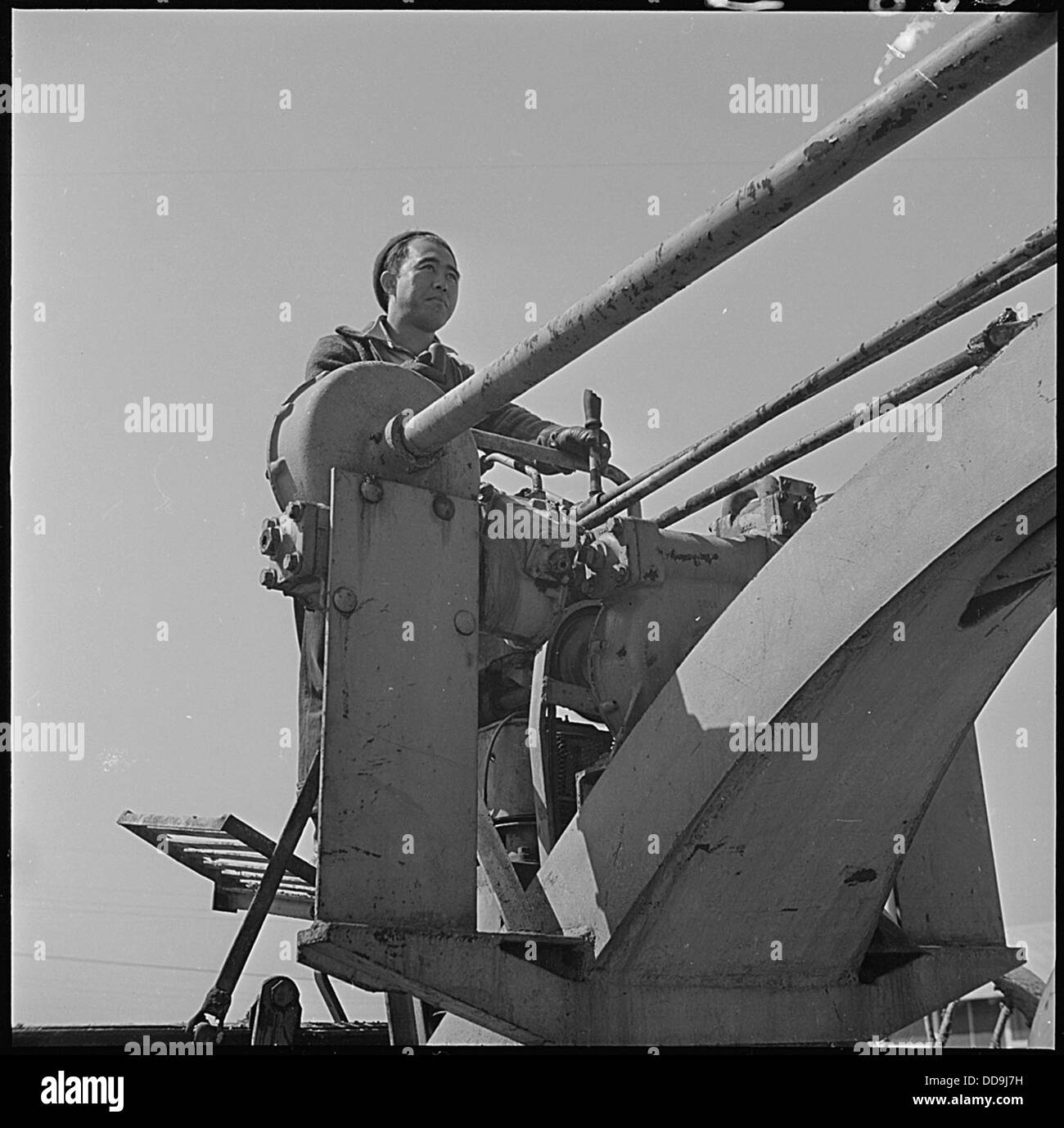 Jerome Relocation Center, Denson, Arkansas. Pflege Centerroadways, trotz Arkansas regnerischen Spri...--539340 Stockfoto