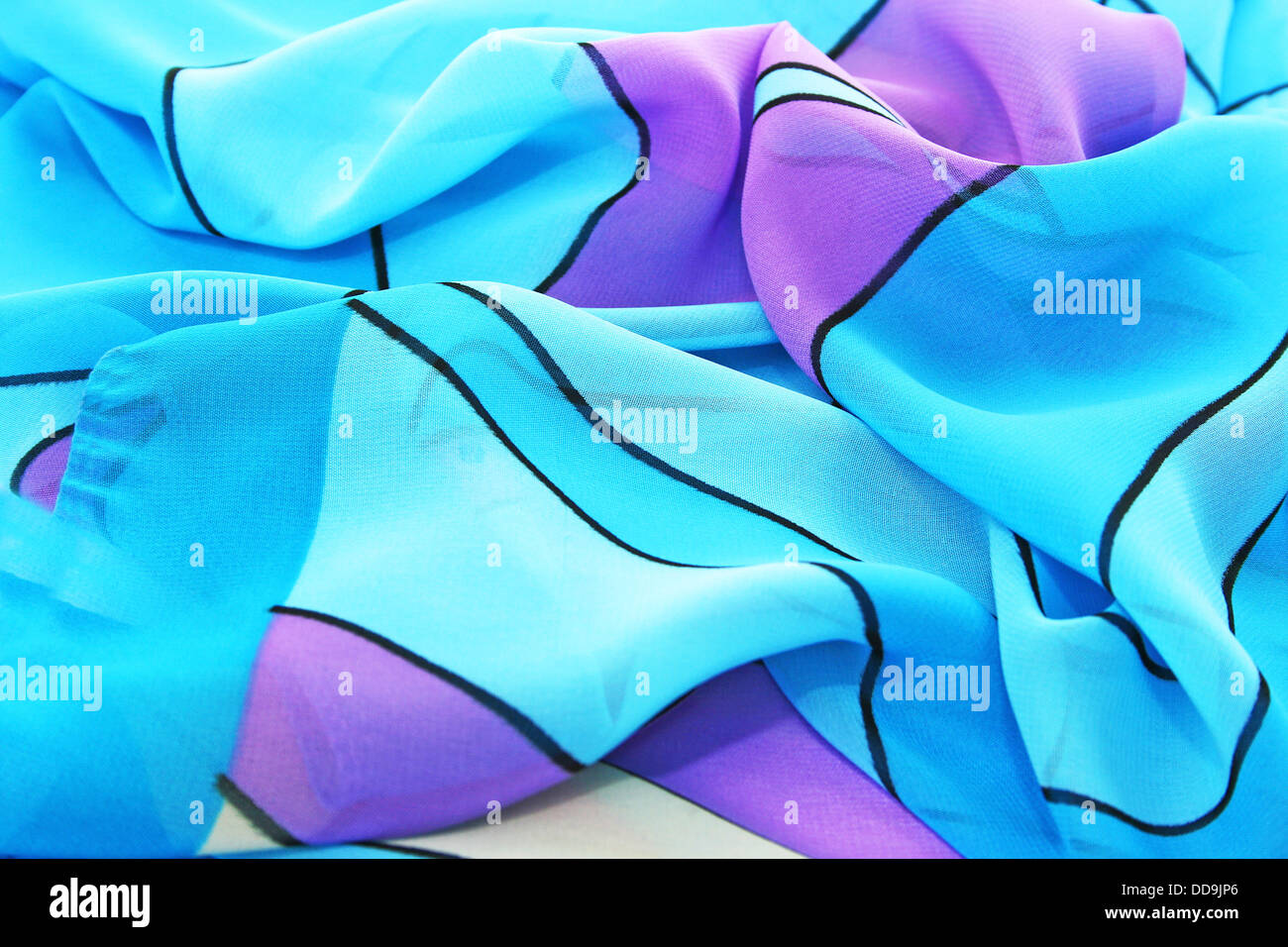 Bunten Stoff als Hintergrund. Stockfoto