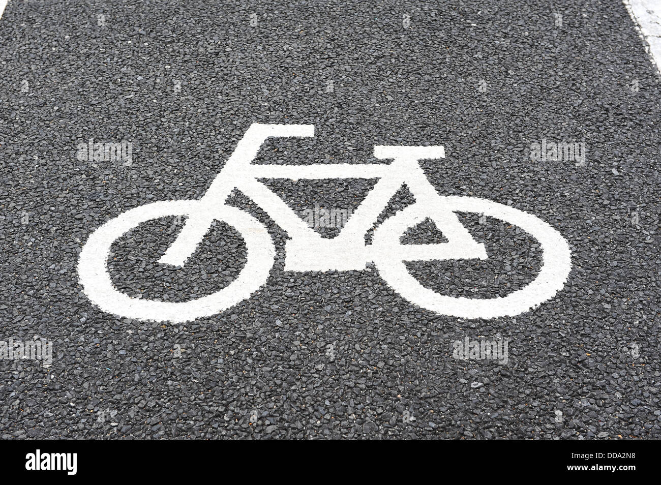 Radweg Stockfoto