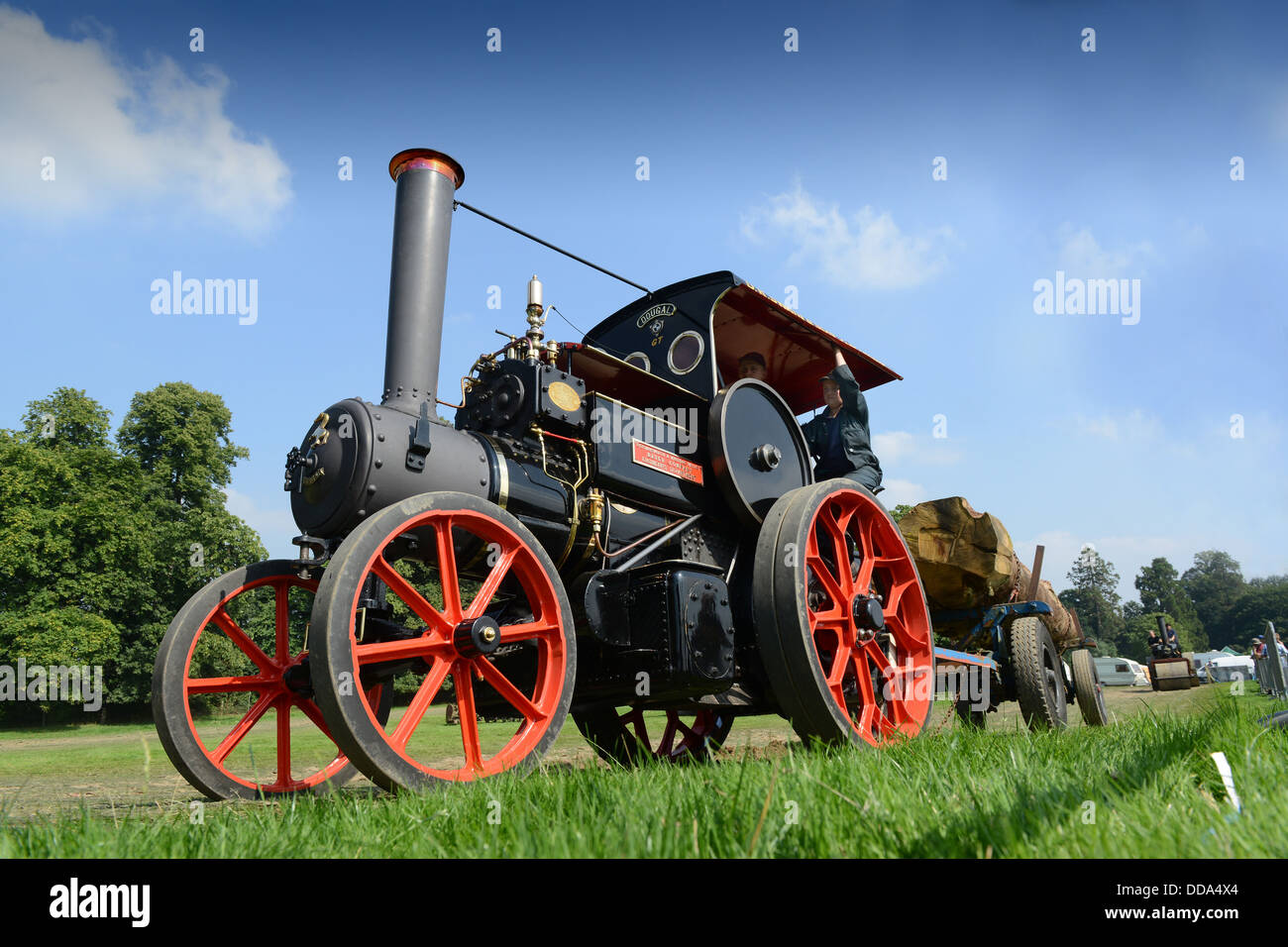 1906 Aveling & Porter Dampf Traktor (D2608) Dougal 4nhp Motor Nr. 6021 bei Shrewsbury Dampf Rallye 2013 Stockfoto