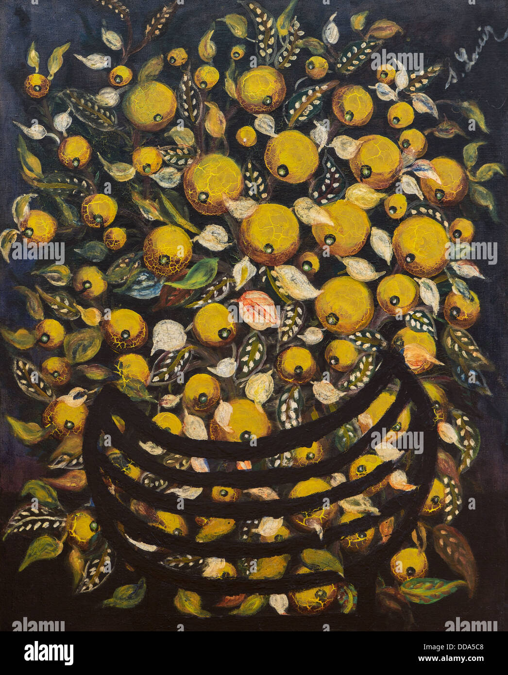 20. Jahrhundert - Früchte, 1928 - Séraphine de Senlis Philippe Sauvan-Magnet / aktives Museum Öl auf Leinwand Stockfoto
