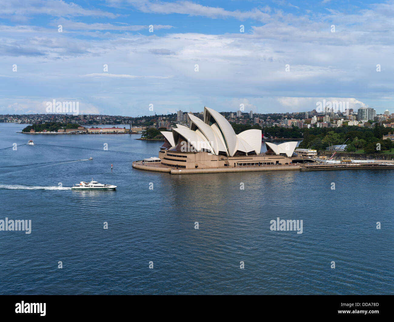 dh Sydney Harbour SYDNEY Australien Sydney Opera House Tour Kreuzfahrt Hafen Fähre Stockfoto