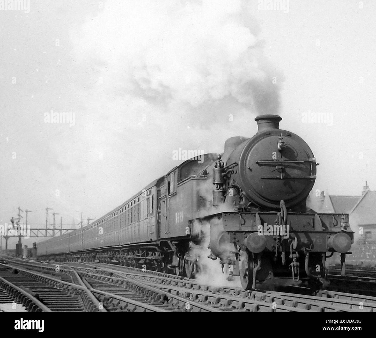 Dampf-Lokomotive Nr. 7679 möglicherweise 1930 Stockfoto