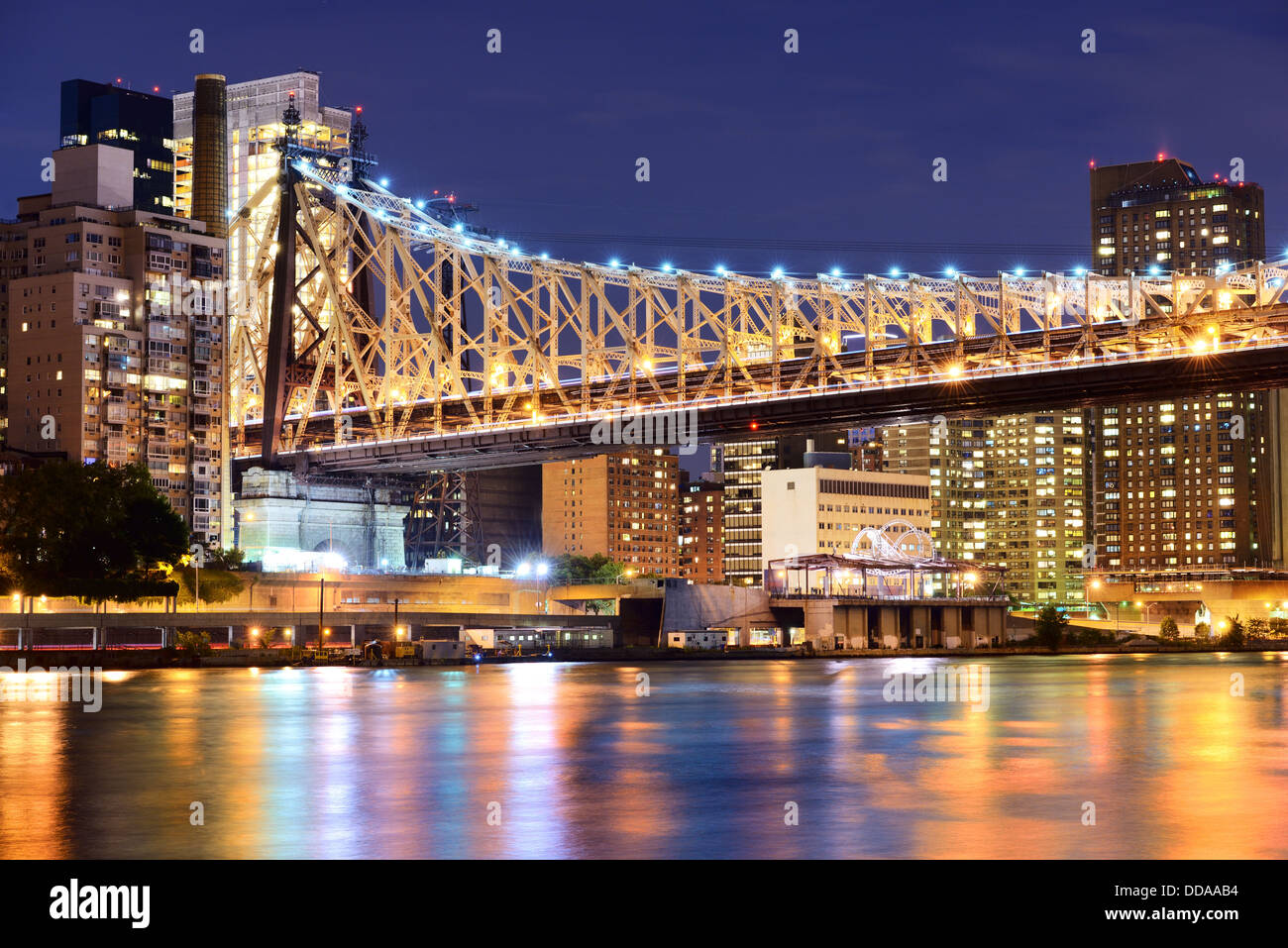 Queensboro Bridge in New York City. Stockfoto