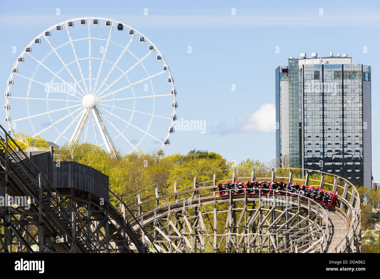 Vergnügungspark Liseberg, Göteborg, Schweden Stockfoto