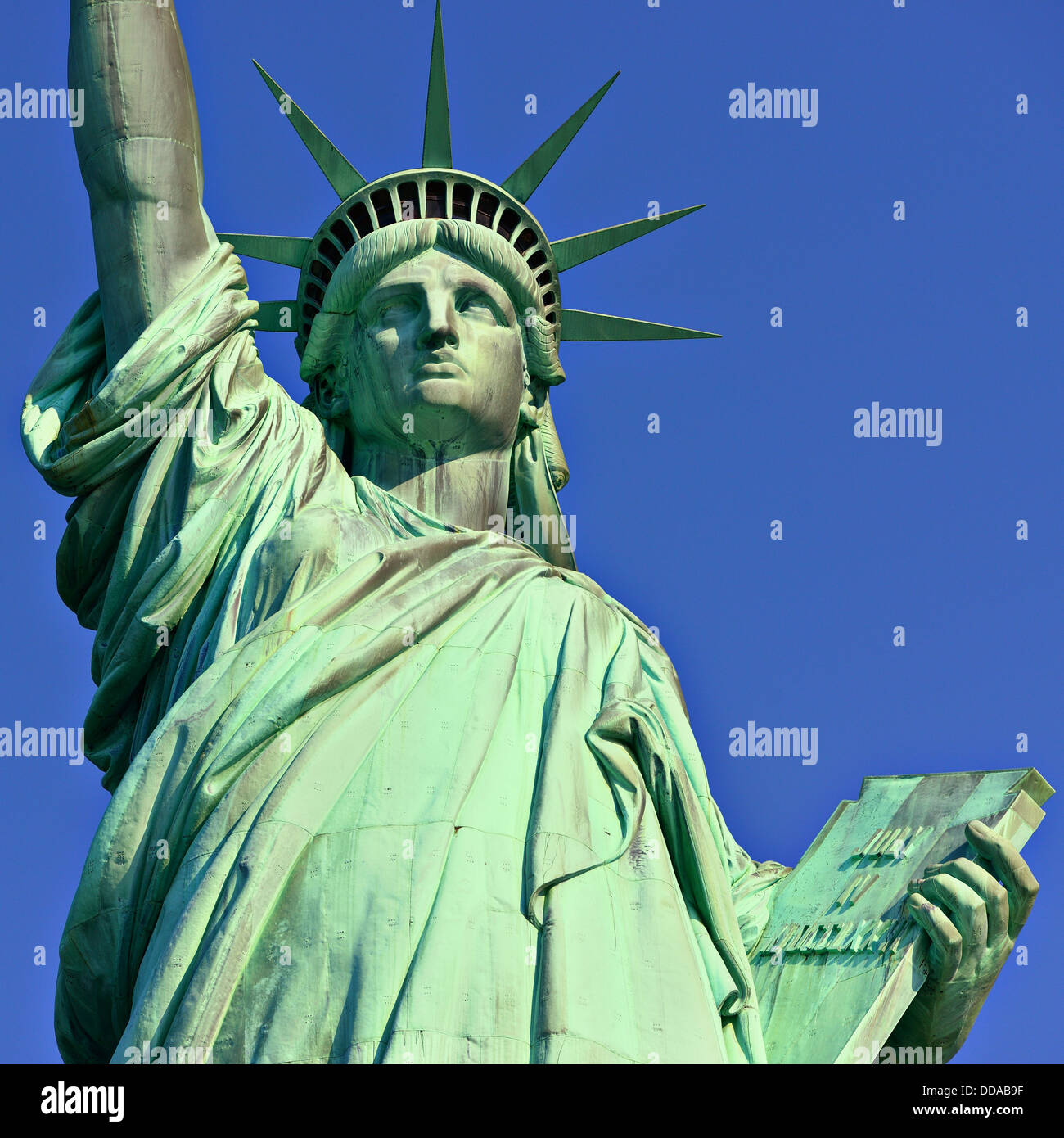 Freiheitsstatue in New York City. Stockfoto