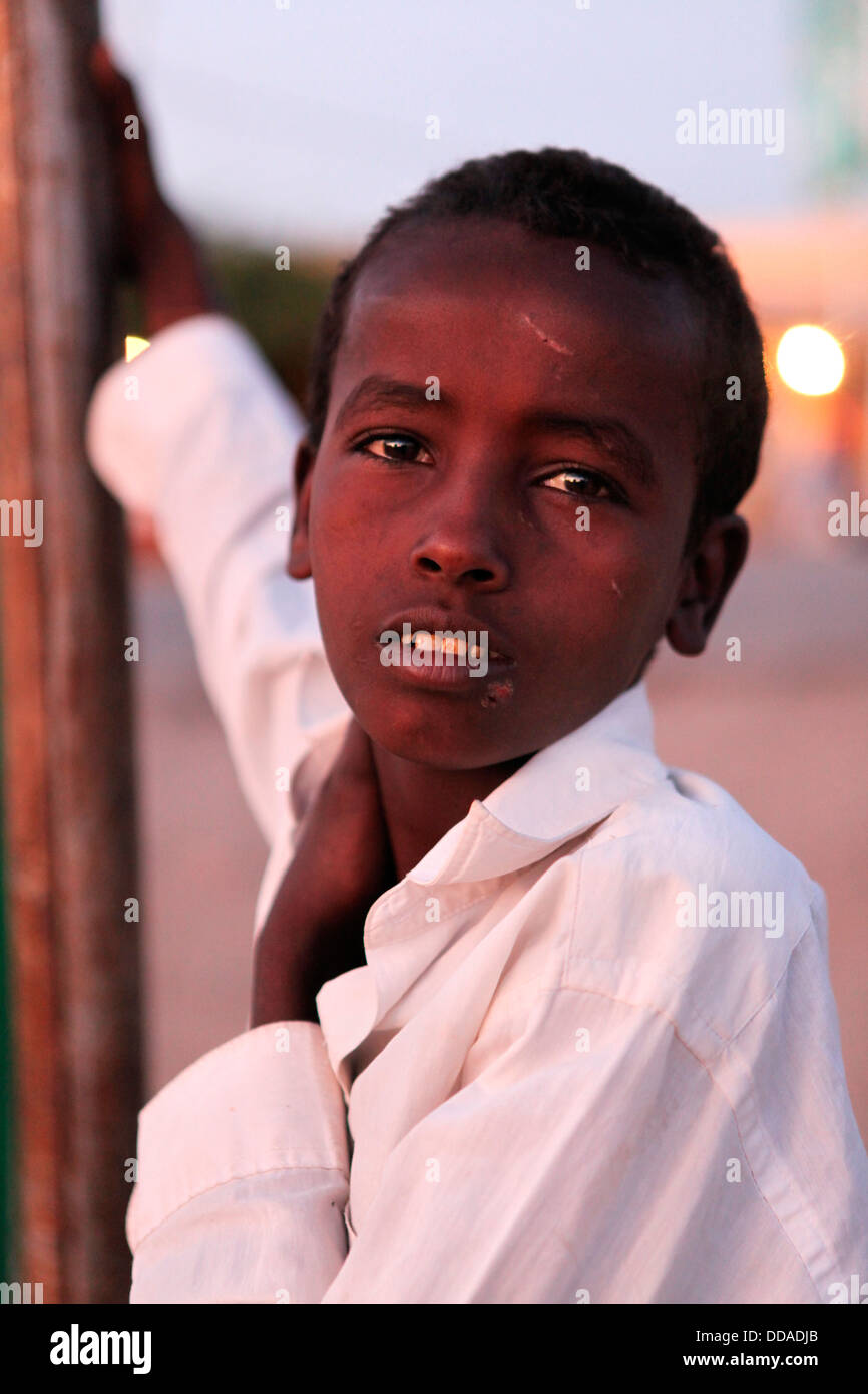 Porträt einer jungen somalischen. Stockfoto