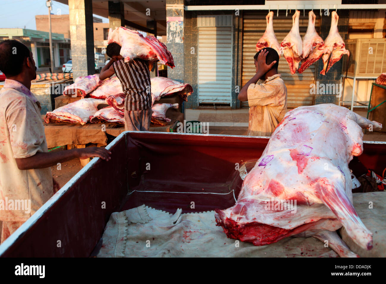 Alltag in Khartoum, Sudan. Stockfoto