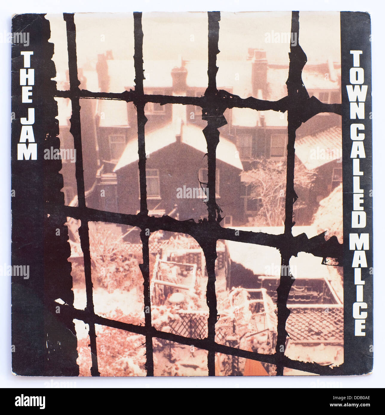 Die Jam-Stadt namens Malice, 1982 Bild cover Single auf Polydor Stockfoto