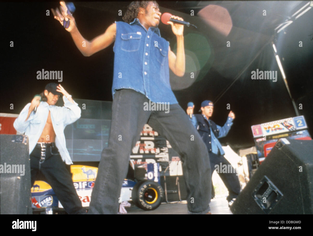 E.Y.C.  US-Rock-Gruppe im Jahr 1995. Stockfoto