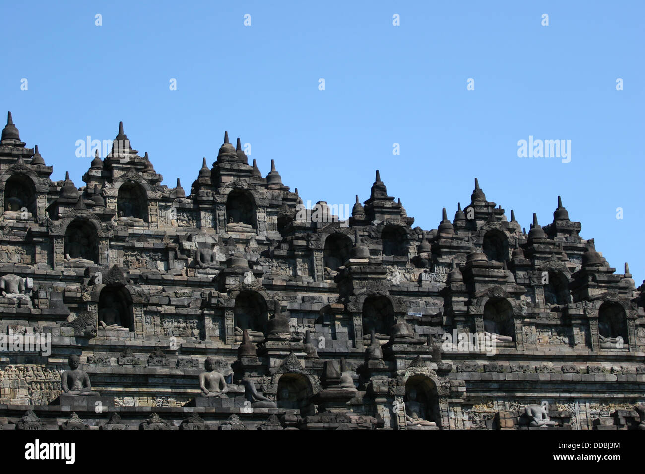 Borobudur-Tempel Stockfoto