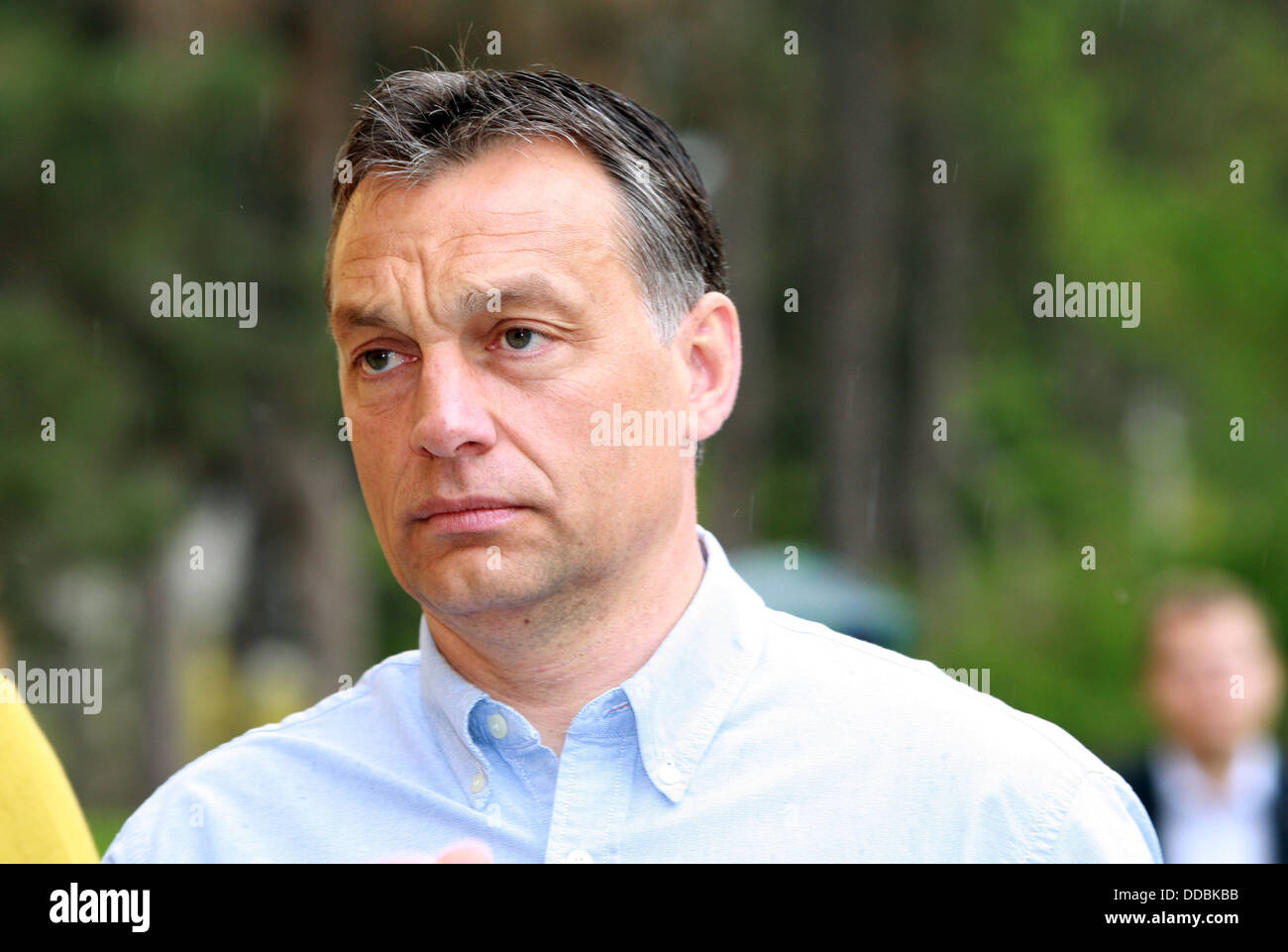 Dunakeszi, Ungarn, Viktor Orban, Fidesz Stockfoto