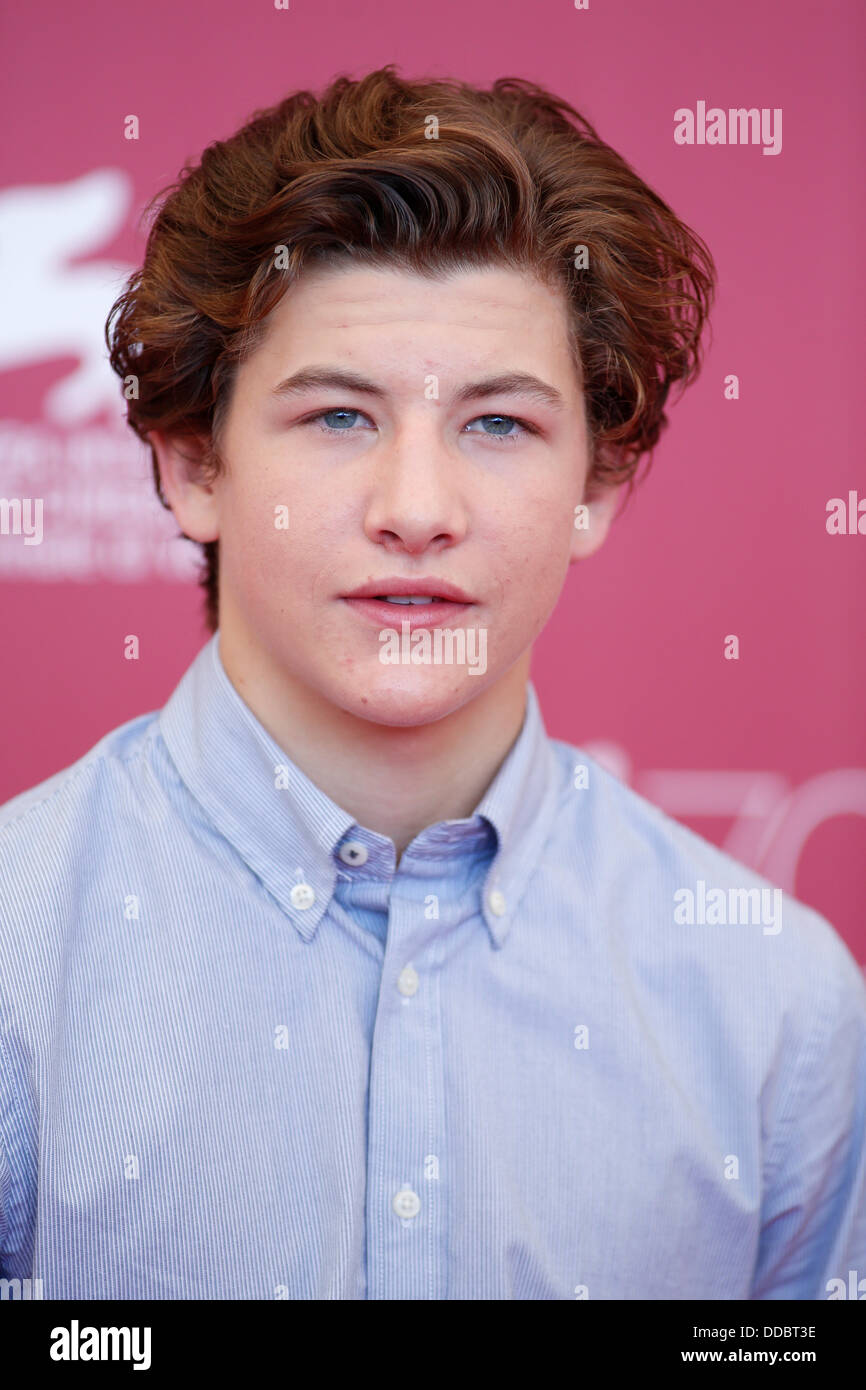 TYE SHERIDAN JOE PHOTOCALL 70. Venedig FILM FESTIVAL LIDO Venedig Italien 30. August 2013 Stockfoto