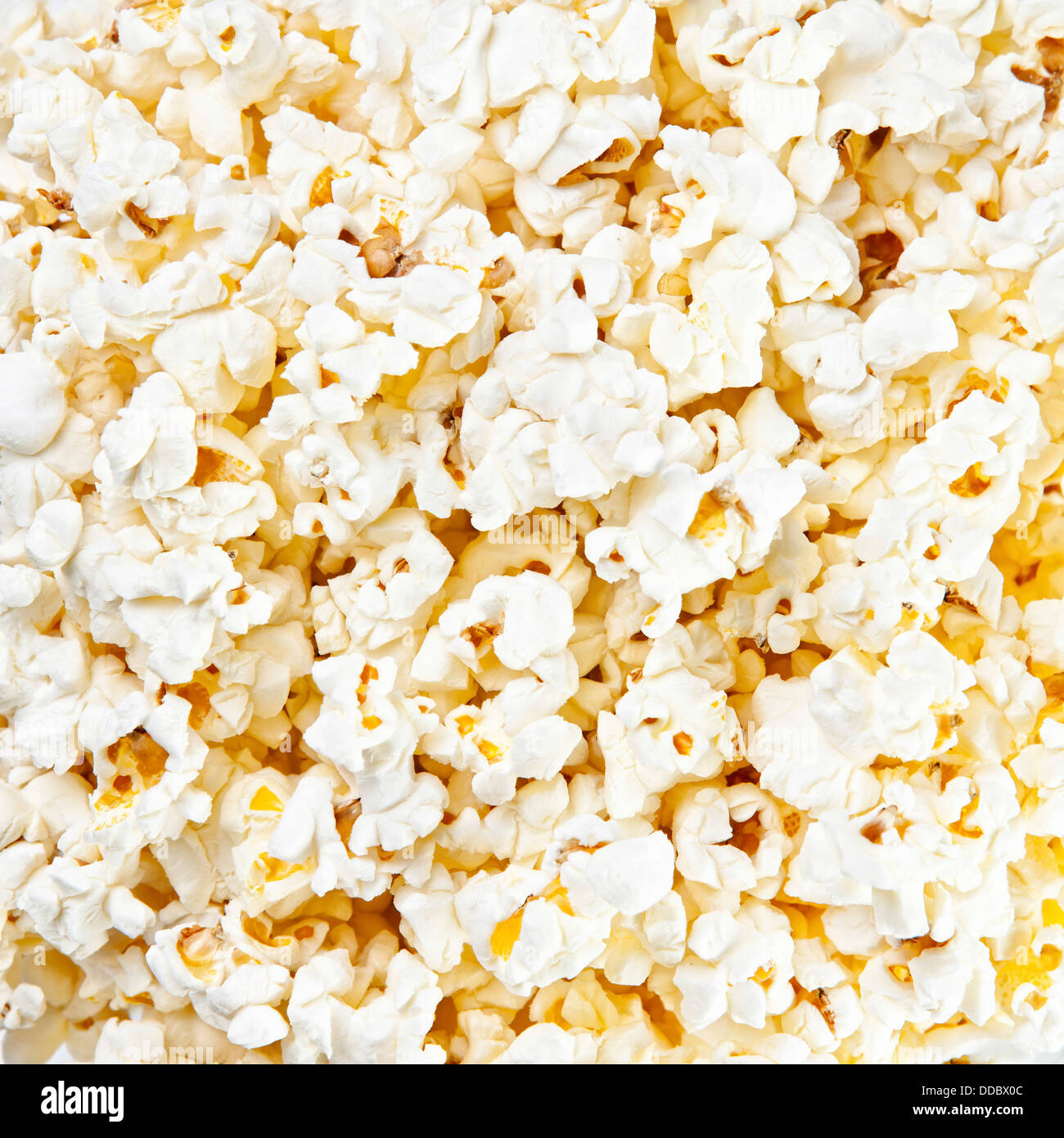 Popcorn-Hintergrundtextur Stockfoto