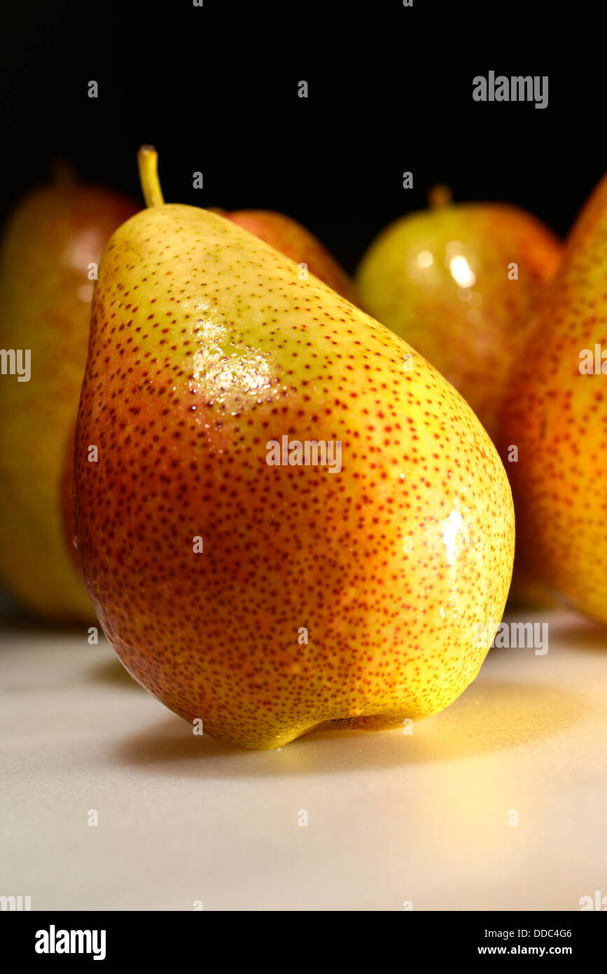 Forelle verschiedener Birnenfrucht. Stockfoto