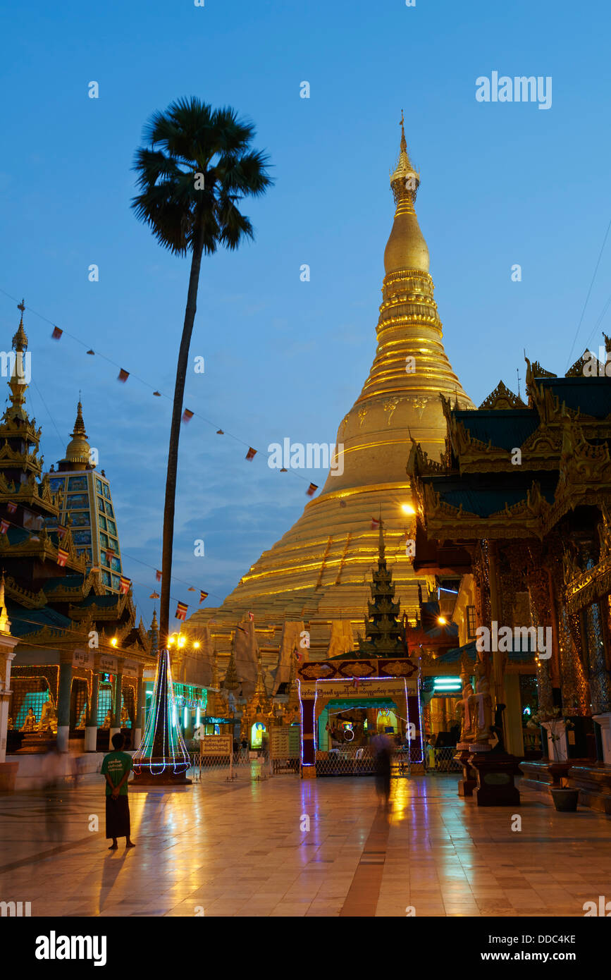 Myanmar (Burma), Yangon (Rangoon), Paya Shwedagon Stockfoto