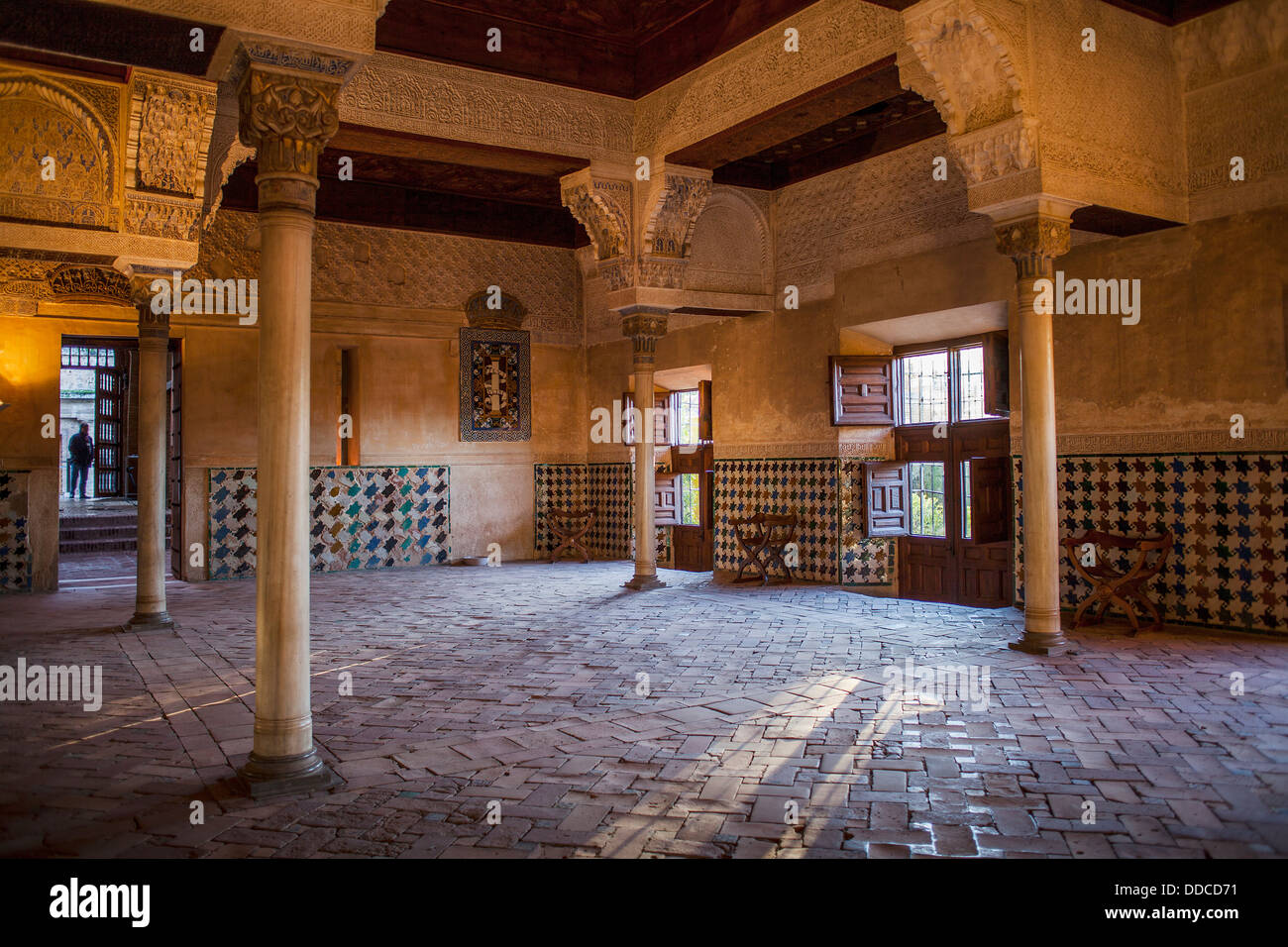 Mexuar Hall.Mexuar.Nazaries Paläste. Alhambra, Granada. Andalusien, Spanien Stockfoto