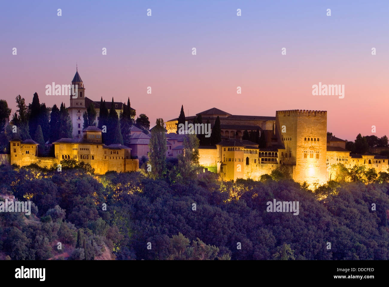 Alhambra, Granada, Andalusien, Spanien Stockfoto