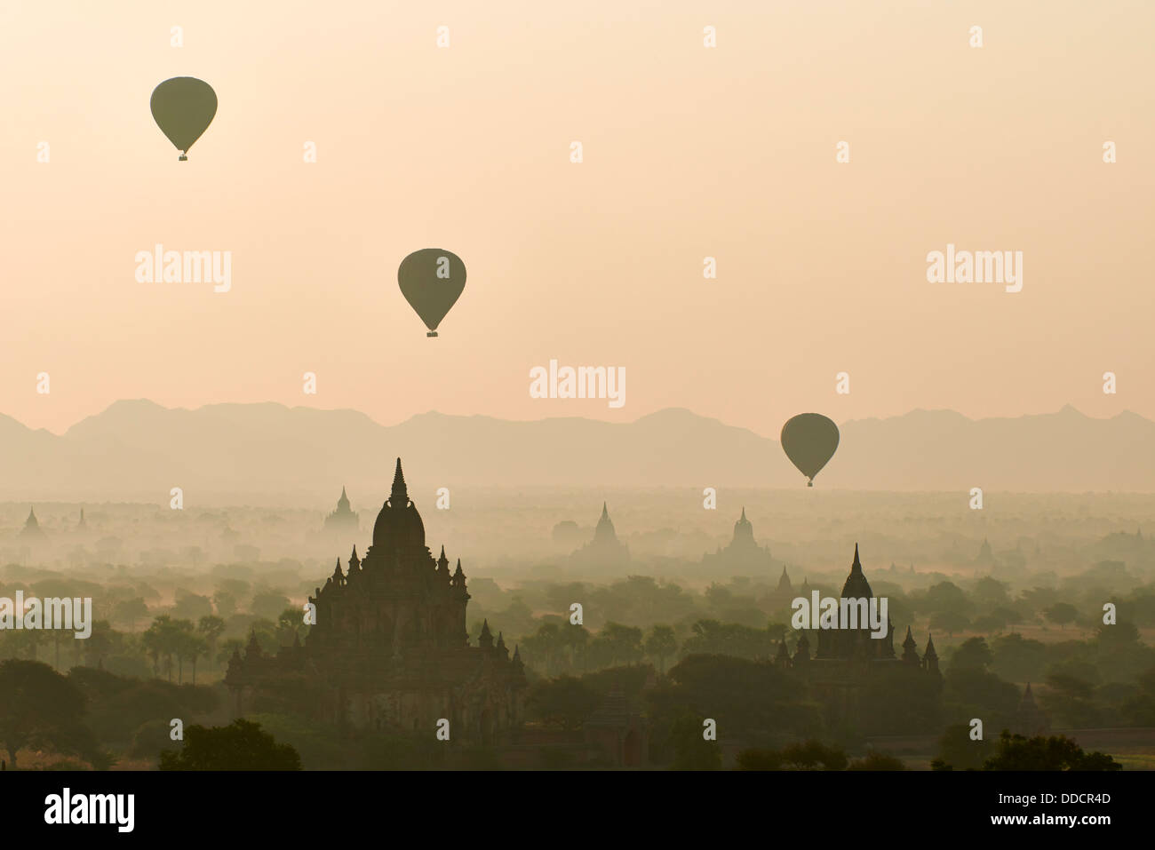 Myanmar (Burma), Provinz von Mandalay, Pagan oder Bagan, UNESCO-Welterbe Stockfoto