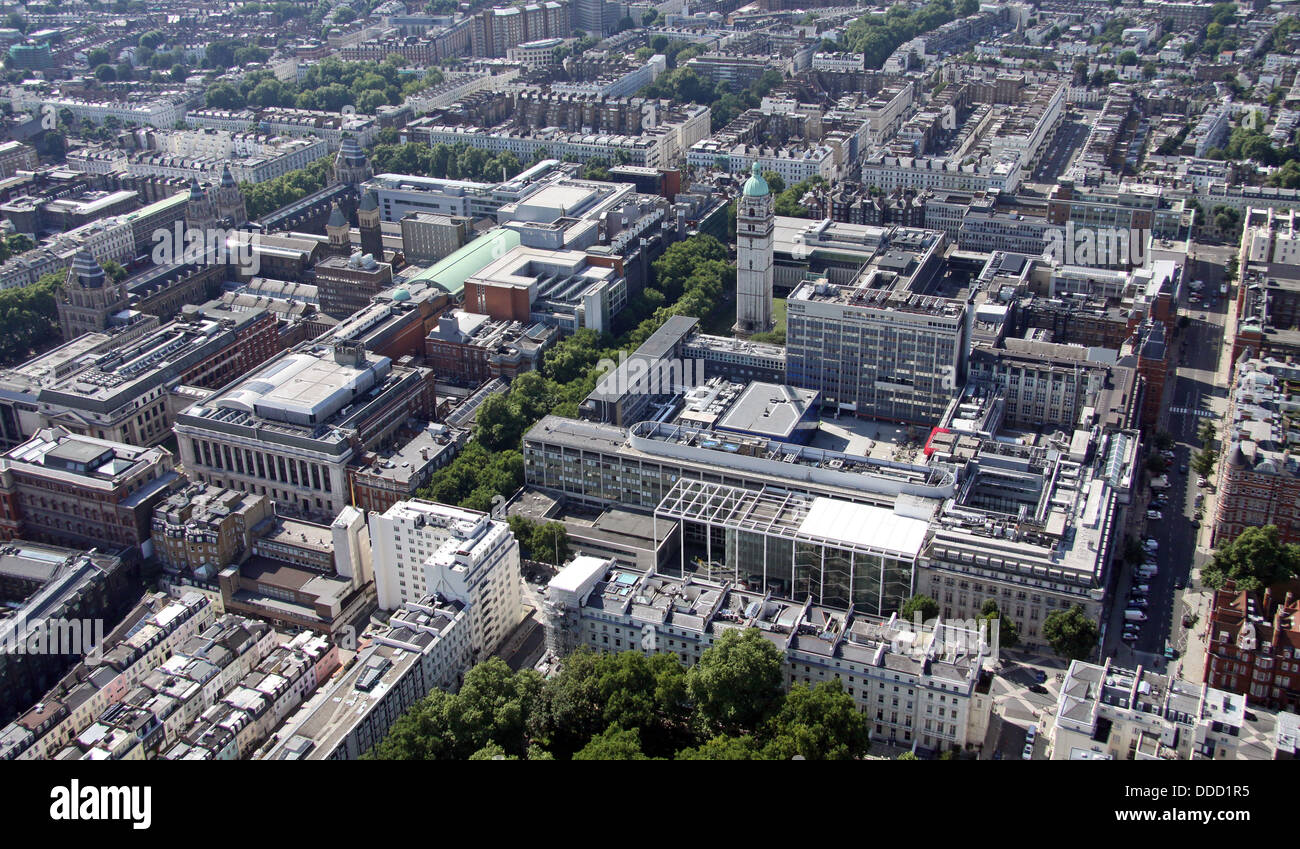 Luftaufnahme des Imperial College, London Stockfoto