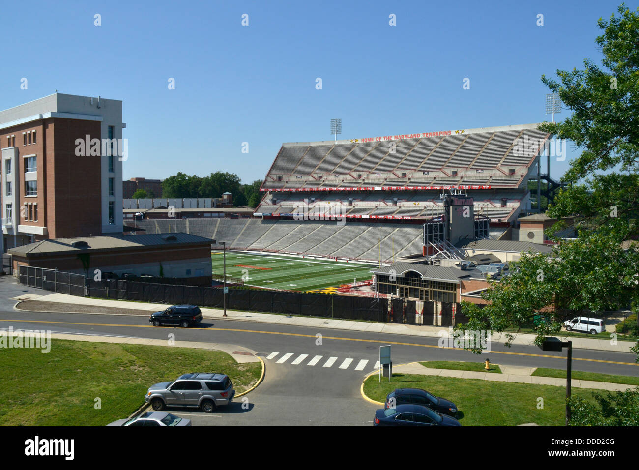 Universität von Maryland Capital One Byrd-Stadion in College Park, Maryland Stockfoto