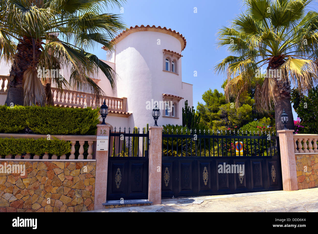 Luxus-Haus in Mallorca, Spanien (Balearen) Stockfoto