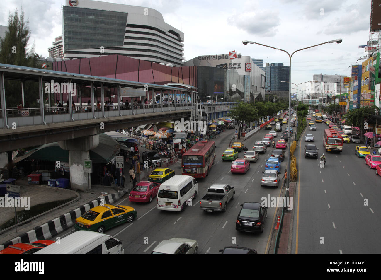 Central Plaza Lardprao eine Shopping-Mall auf Phaholyothin Rd., Bangkok, Thailand Stockfoto