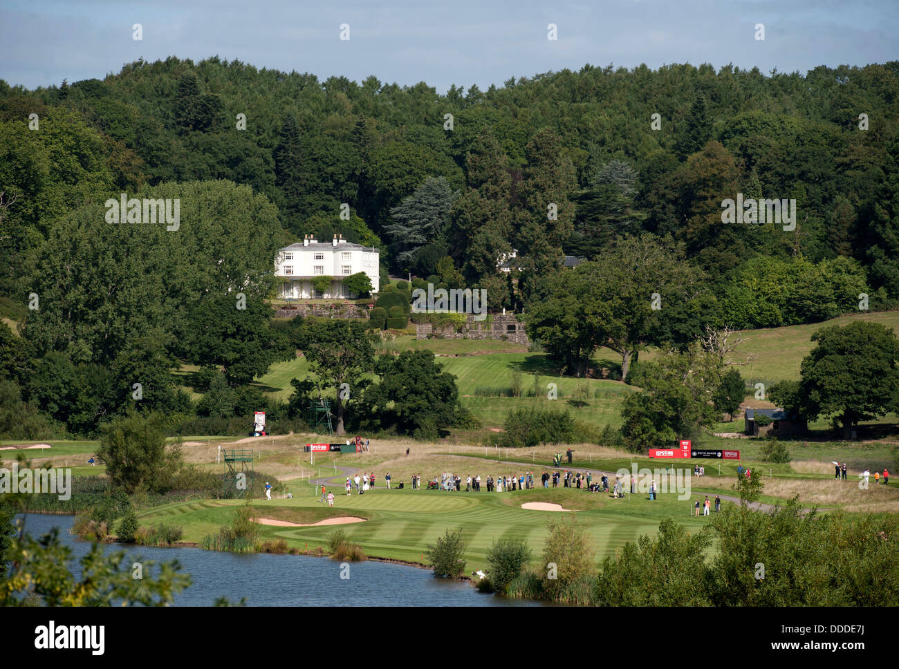 Newport - South Wales - UK 31. August 2013: die dritte Runde des ISPS Handa Wales Open auf zwanzig zehn-Gänge bei The Celtic Manor Resort in Newport, South Wales. Bildnachweis: Phil Rees/Alamy Live-Nachrichten Stockfoto