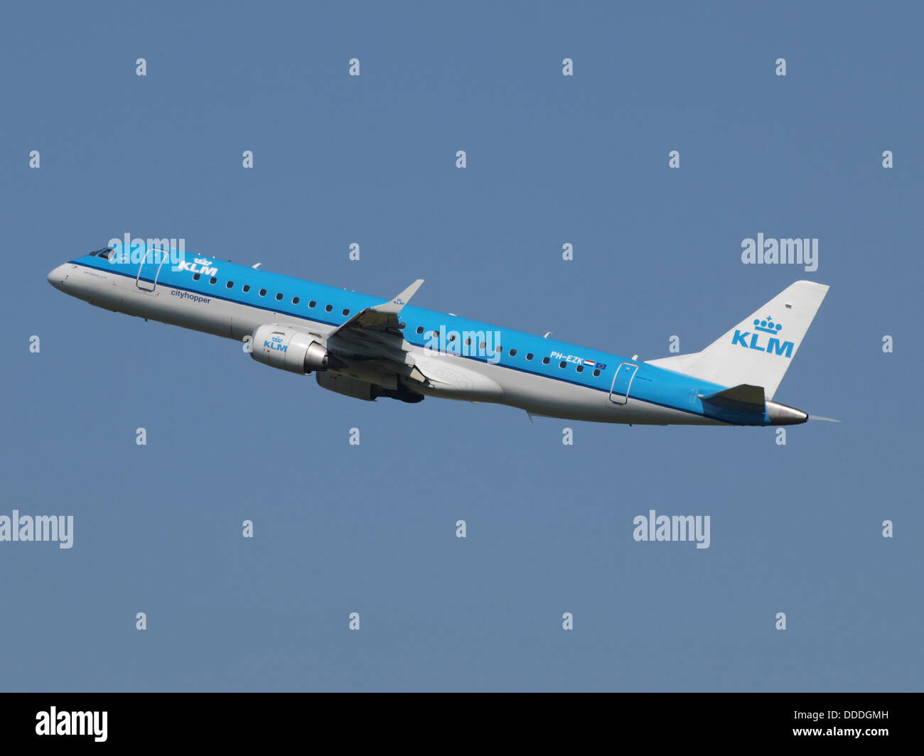 PH-EZ KLM Cityhopper Embraer ERJ-190STD (ERJ-190-100) - Cn 19000326, Start 21july2013 Stockfoto