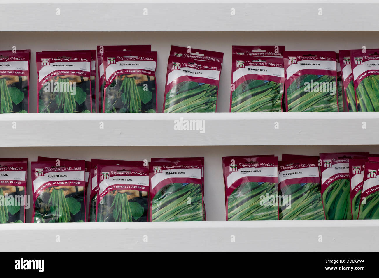 Pakete von Vegetable Seeds For Sale Stockfoto